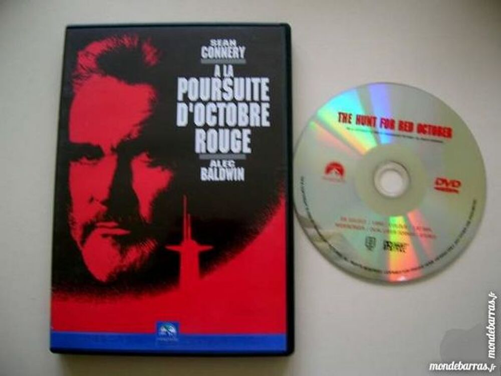 DVD A LA POURSUITE D'OCTOBRE ROUGE - Sean Connery DVD et blu-ray
