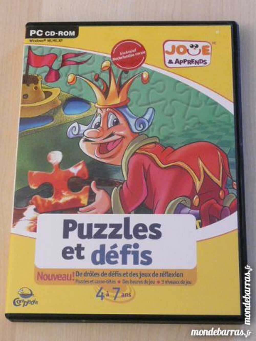 JEU PC PUZZLES ET DEFIS 4 - 7 ANS Consoles et jeux vidéos