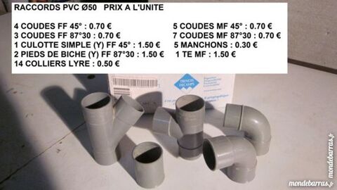 Raccords PVC  50 1 Calais (62)