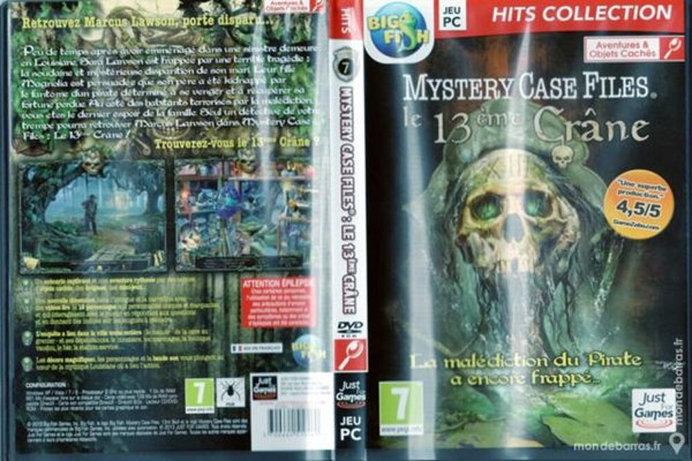 Jeux PC Mystery case file 13eme cr&acirc;ne big fisc gam Jeux / jouets