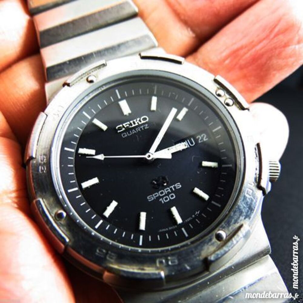 SEIKO SPORTS 100 5H23 analogique SEI0213 Bijoux et montres