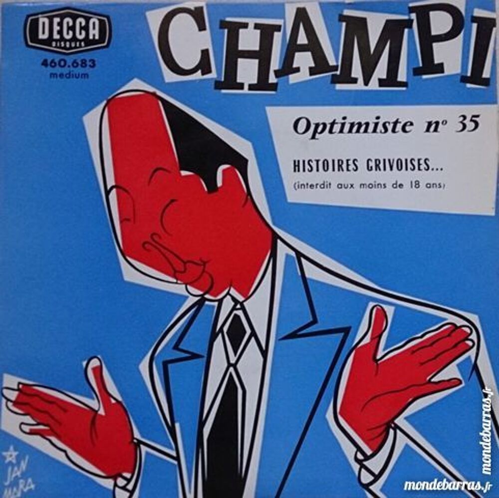 Vinyle 45T CHAMPI CD et vinyles