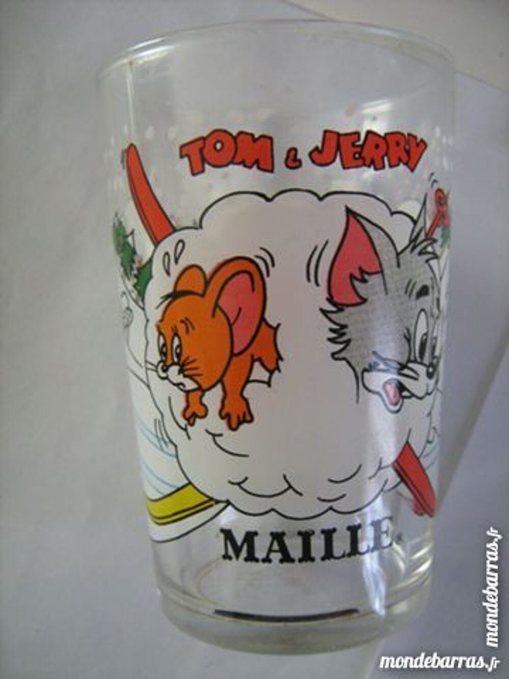 VERRE DECORE DESSIN ANIME TOM ET JERRY BD 