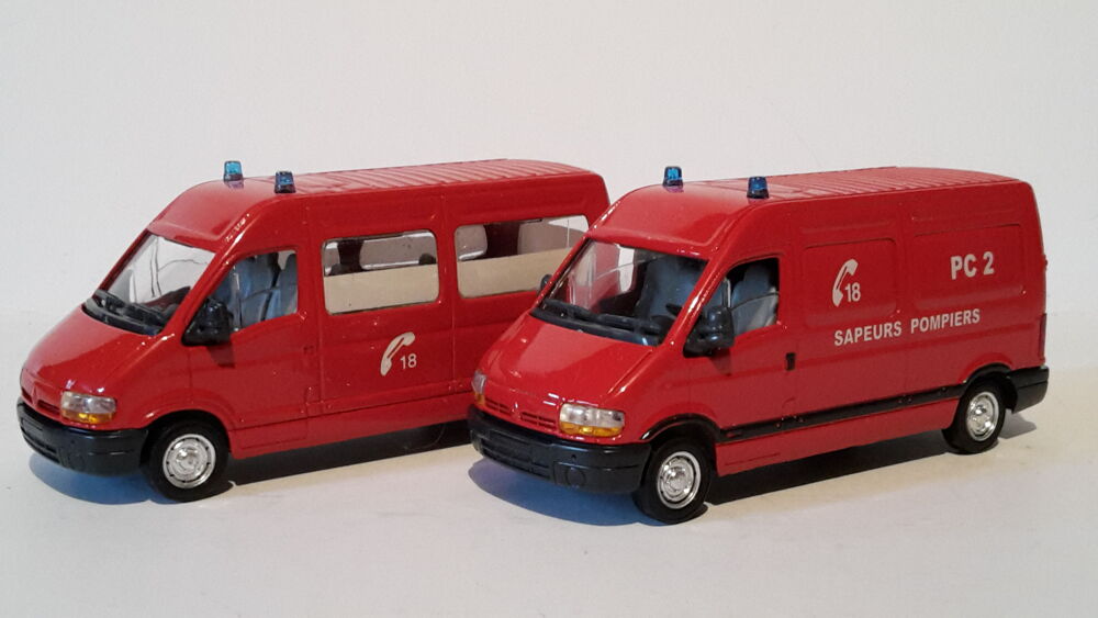 2 Renault master pompiers t&ocirc;l&eacute;/vitr&eacute; SOLID 