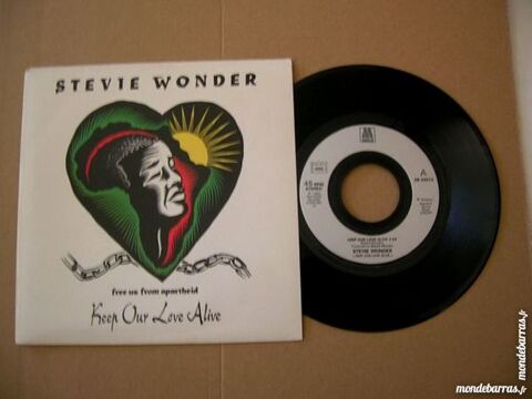 45 TOURS STEVIE WONDER Keep our love alive 7 Nantes (44)