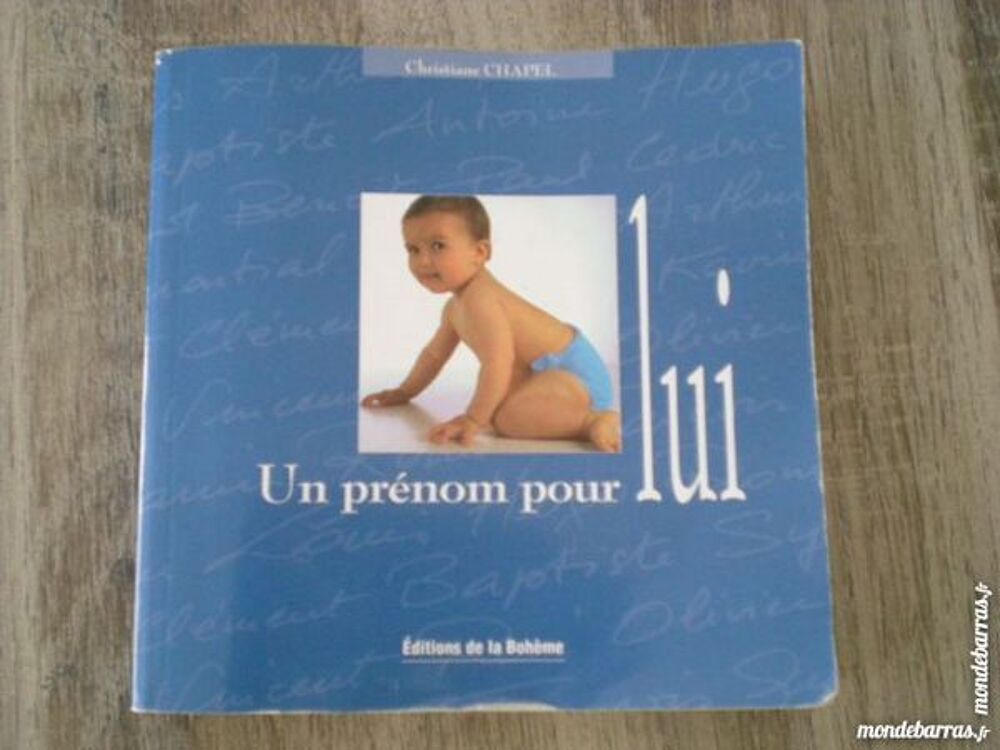 Livre &laquo; Un pr&eacute;nom pour lui &raquo; Livres et BD