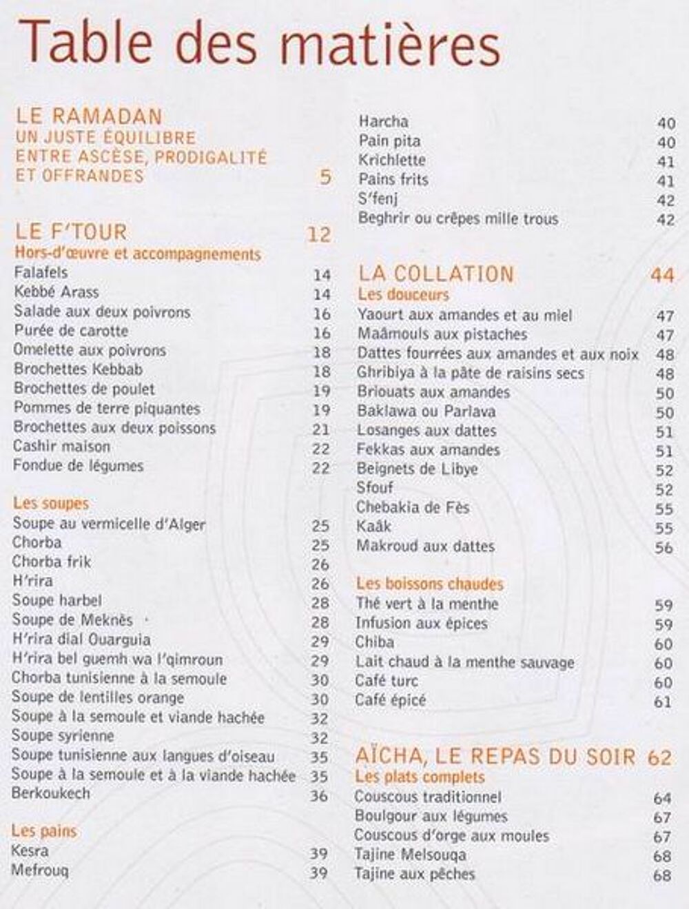 RAMADAN - la cuisine du ramadan / prixportcompris Livres et BD