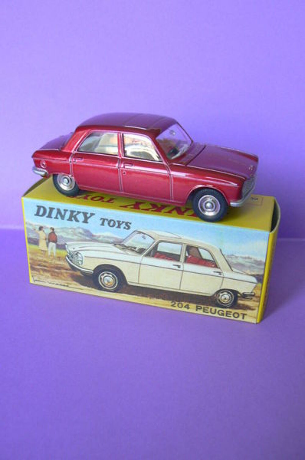 Peugeot 204 Berline 1/43 Dinky Toys 510 Atlas Neuf Boite 