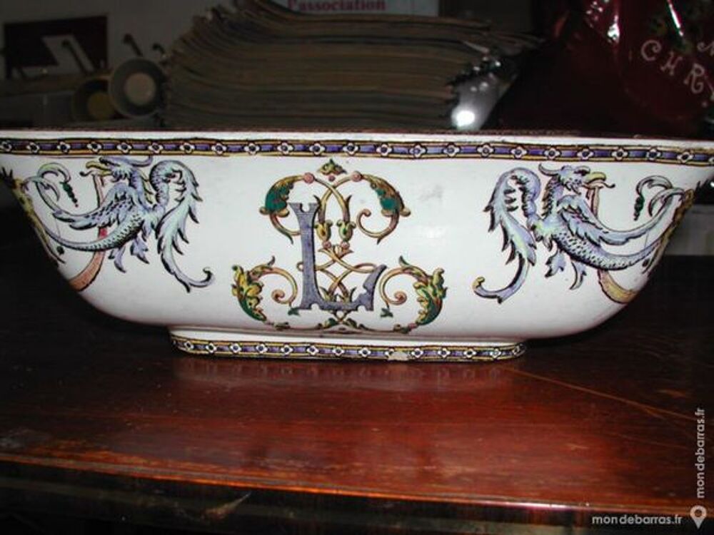 PLAT GIEN antiquit&eacute; brocante desvres rouen longwy Meubles