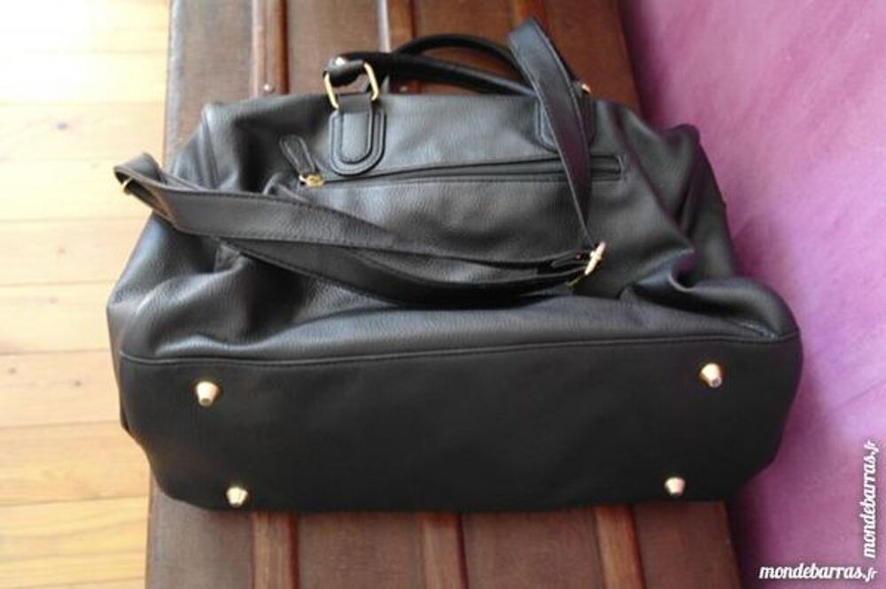 Sac &agrave; main noir Maroquinerie