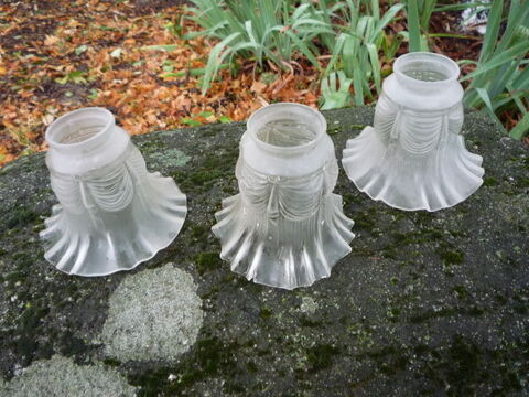 Tulipe verre compress moul,lustre,suspension 20 Castres (81)