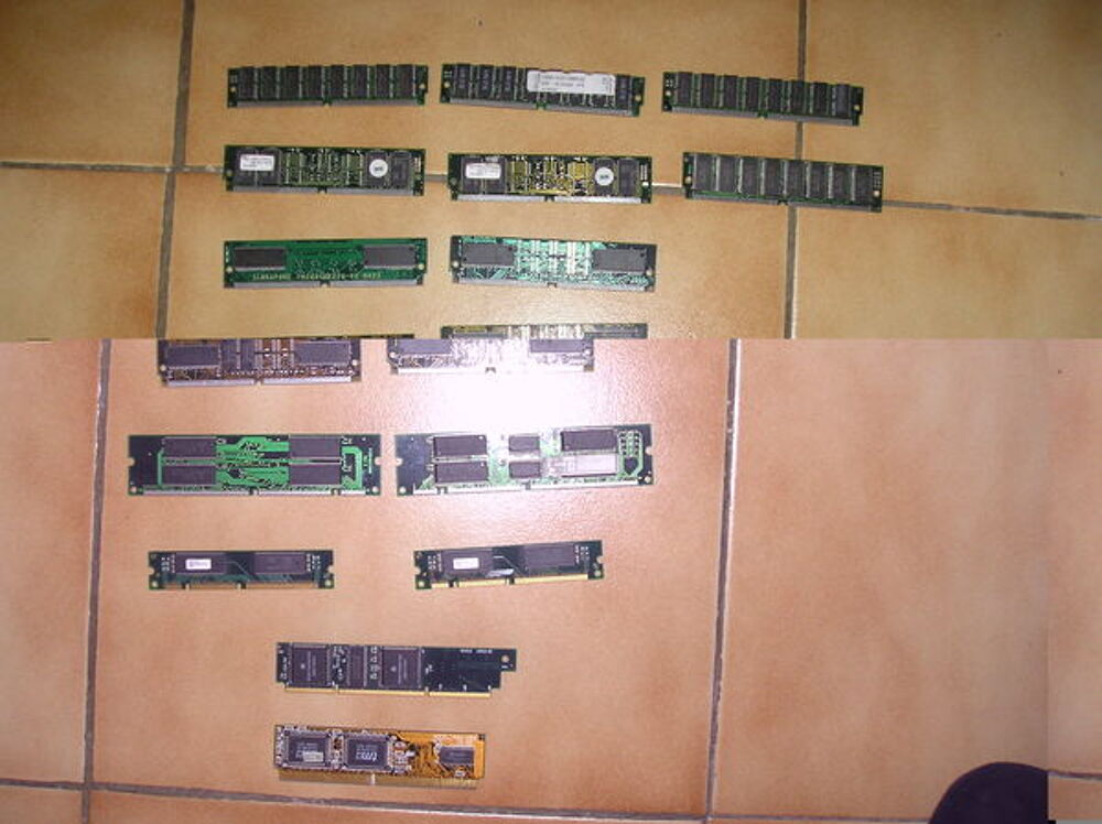  barrettes de m&eacute;moire anciennes g&eacute;n&eacute;ration Matériel informatique