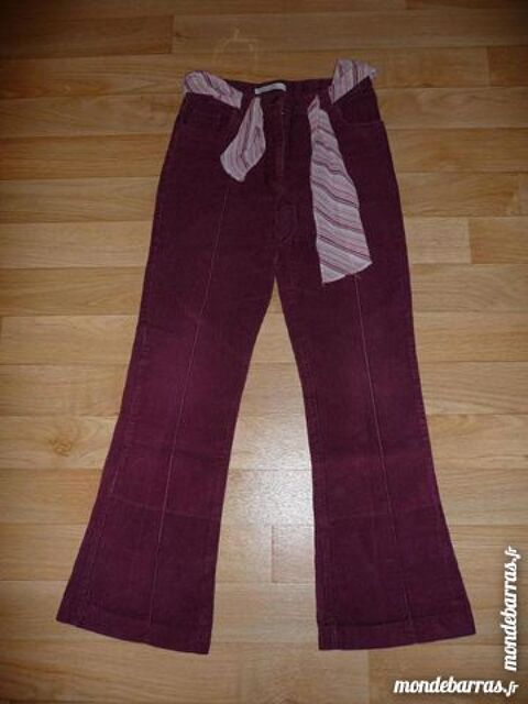 Pantalon velours ctel bordeaux 14 ans 8 Montigny-le-Bretonneux (78)