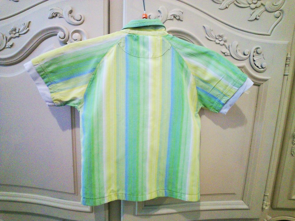 Chemisette &agrave; rayures 5 A 5 MILES Beach Sport - TBE Vêtements enfants