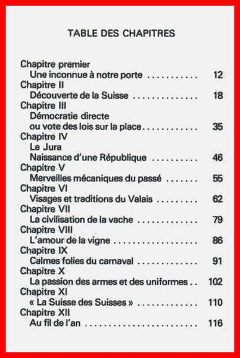 LA SUISSE - g&eacute;o - ZURICH / prixportcompris Livres et BD