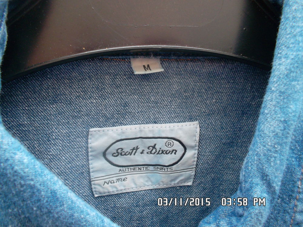 CHEMISE EN JEAN SCOTT ET DIXON*JUSTE 3E*KIKI60230 Vêtements