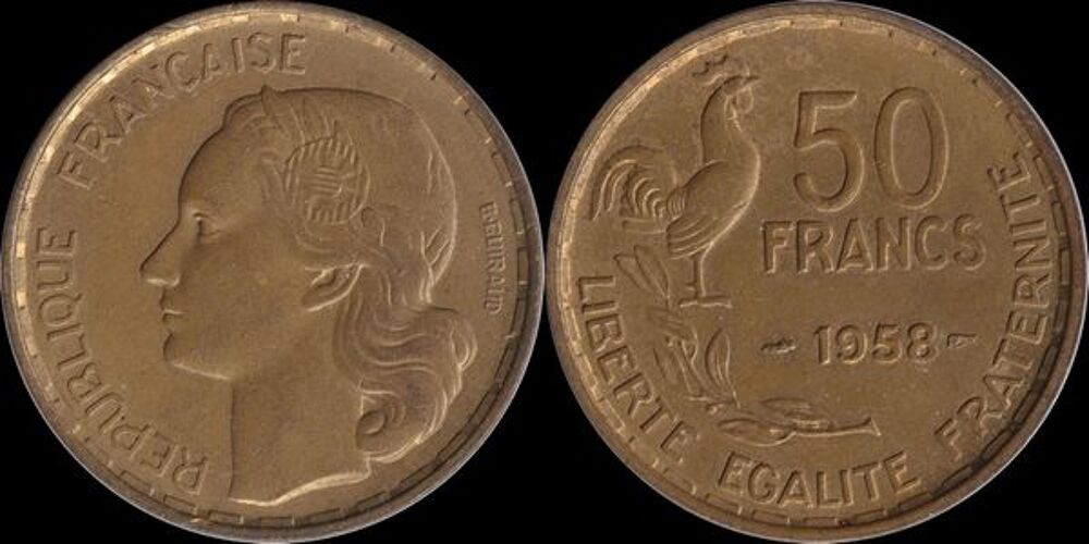 Superbe 50 francs 1958 