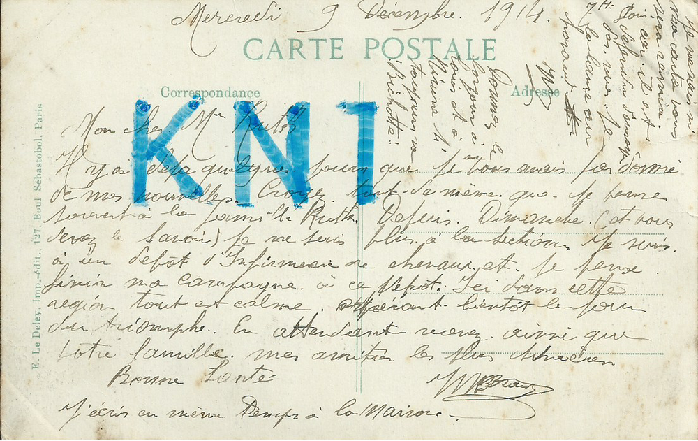 La grande guerre 1914-15, tombes du champ de bataille 