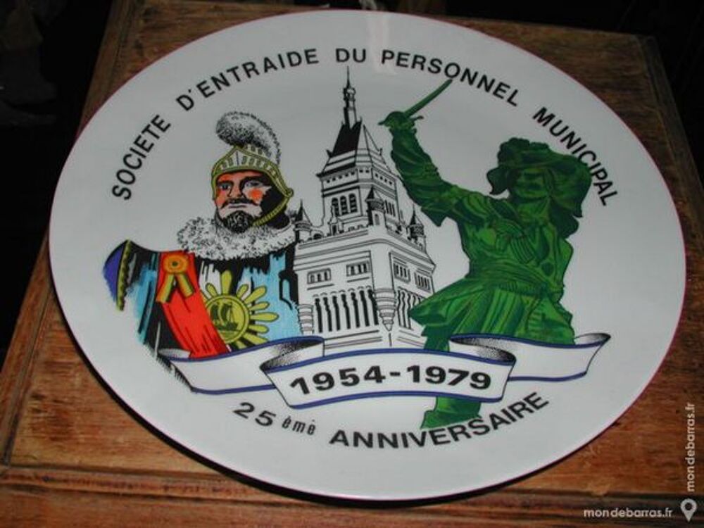 Dunkerque jean bart porcelaine st amand lys Décoration