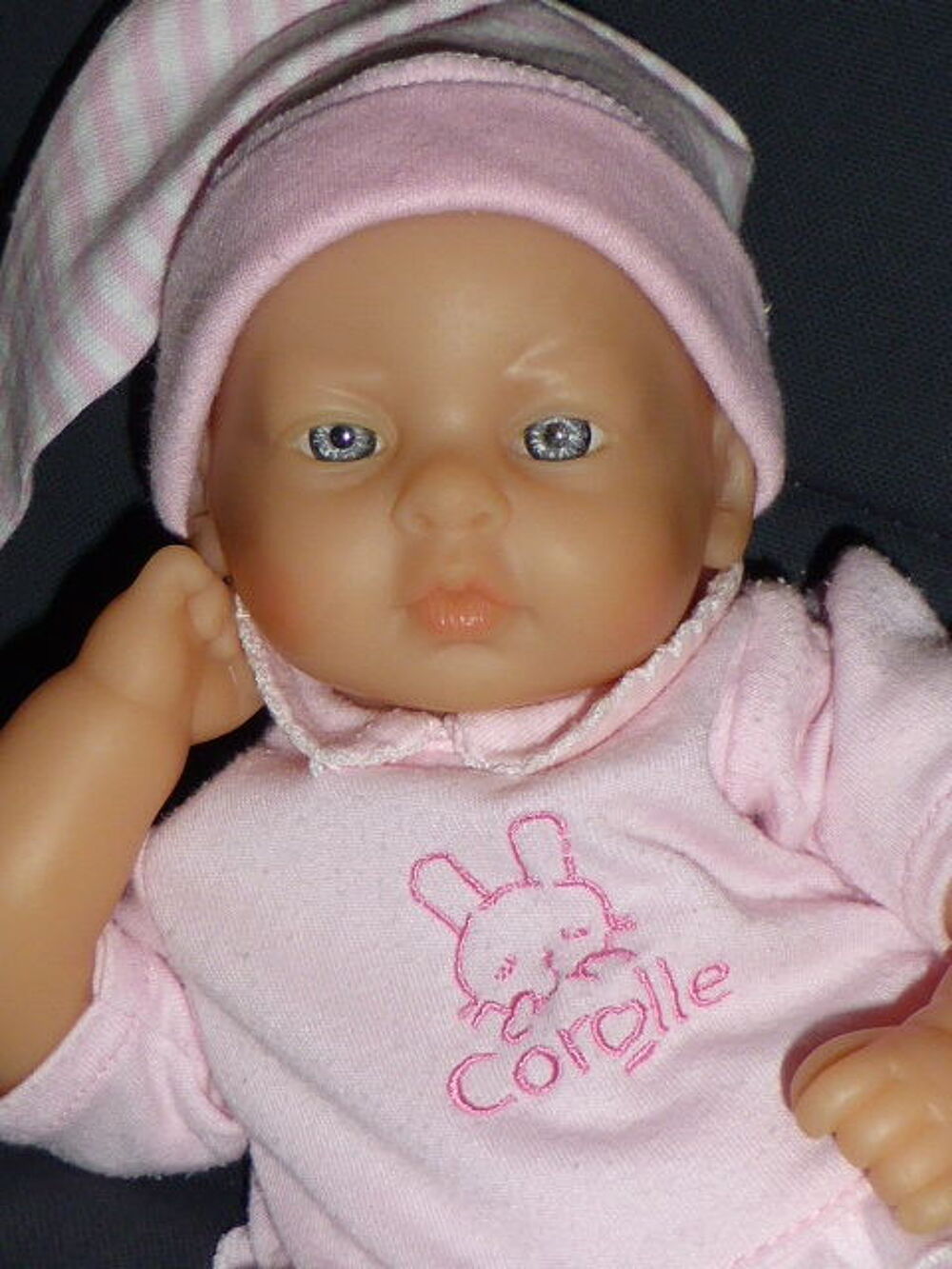 COROLLE b&eacute;b&eacute; bonheur 1999 rose lapin Jeux / jouets