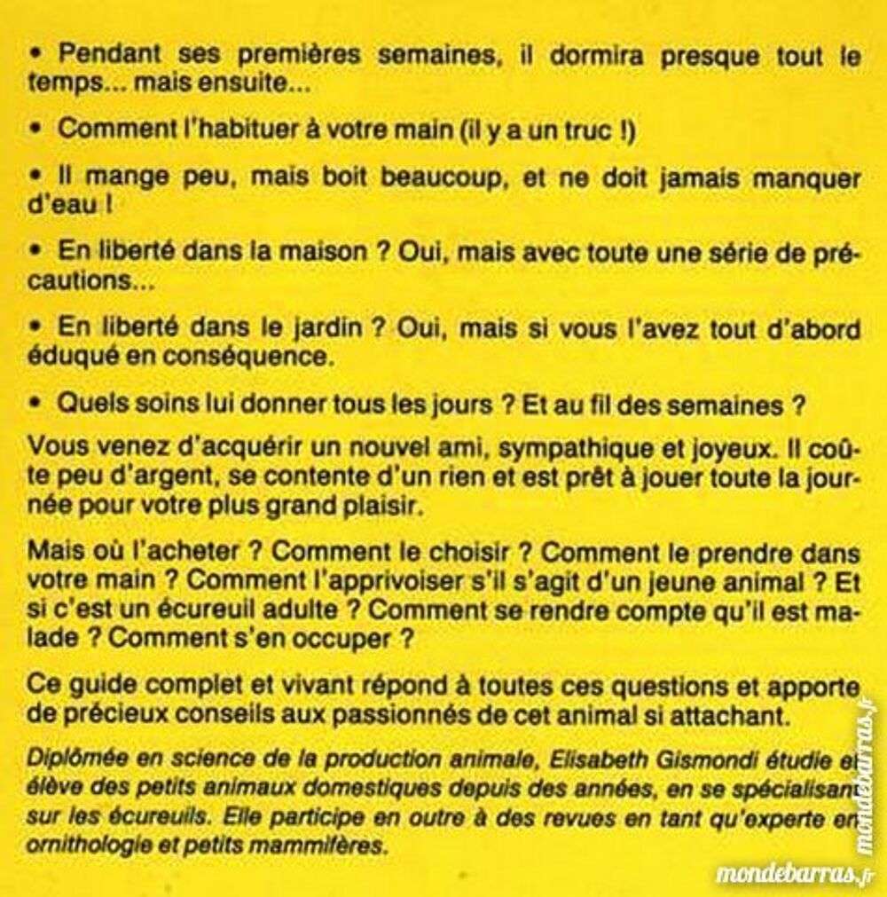 ECUREUIL - pour tout savoir / prixportcompris Livres et BD