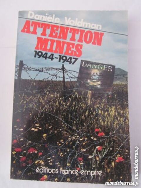 ATTENTION MINES 1944 -1947 par D. VOLDMAN 13 Brest (29)