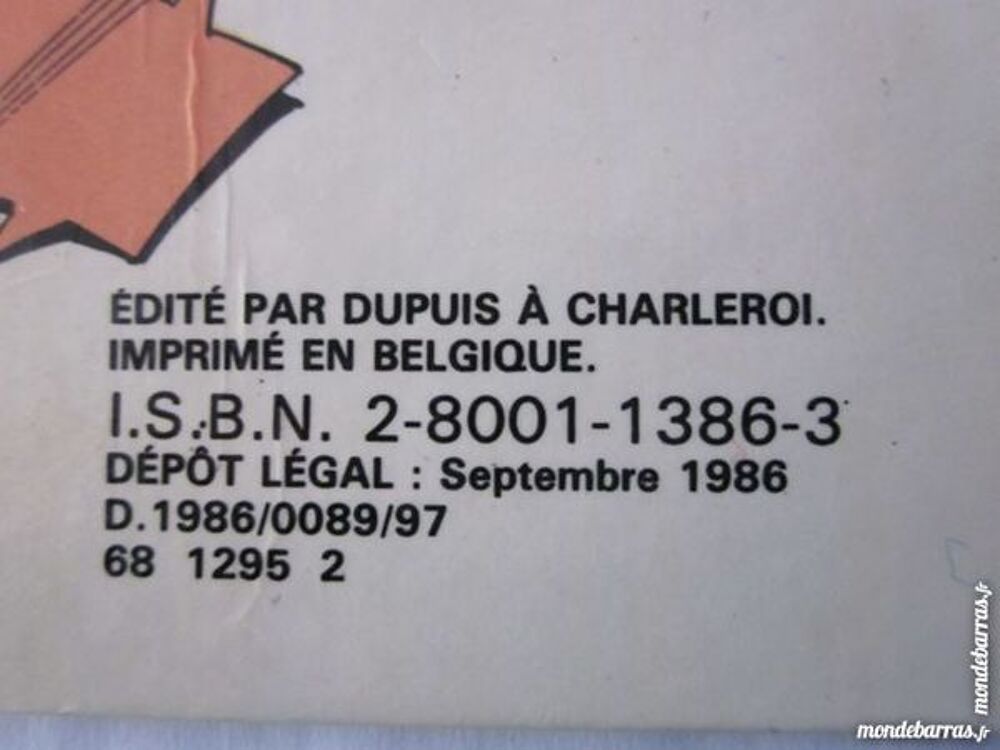 BD E O - SPIROU ET FANTASIO N&deg; 37 LE REVEIL DU Z Livres et BD