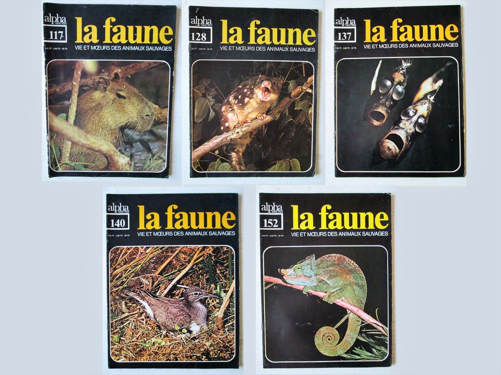 Revue La Faune Livres et BD