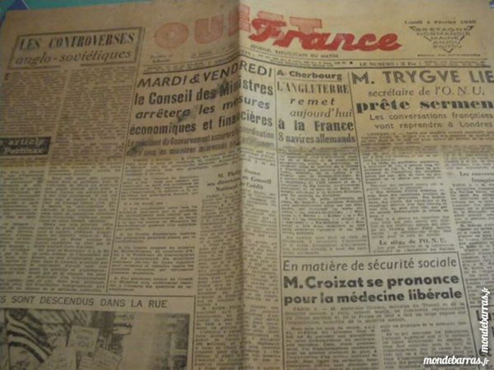 lot d anciens journaux 