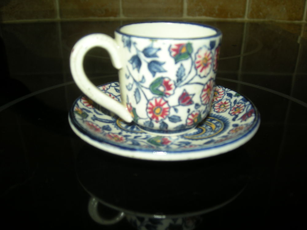 petite tasse poupee gien 1860 Décoration