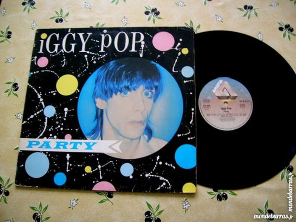 33 TOURS IGGY POP Party - ORIGINAL CD et vinyles