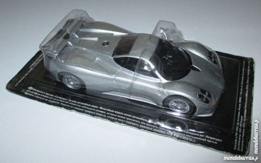 Pagani Zonda C12s argent 1/43 Premium Neuf blister Jeux / jouets