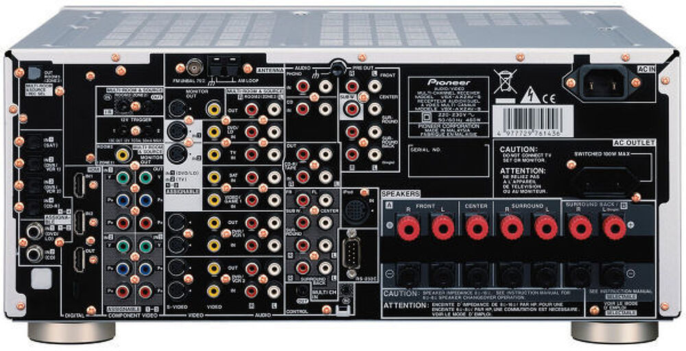 Ampli-tuner Home Cin&eacute;ma Pioneer VSX-AX2AS-S Audio et hifi