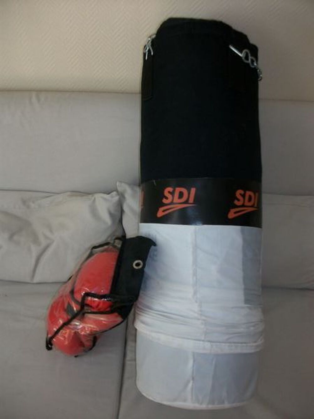 Kit de sac de boxe + 1 paire de gants Sports