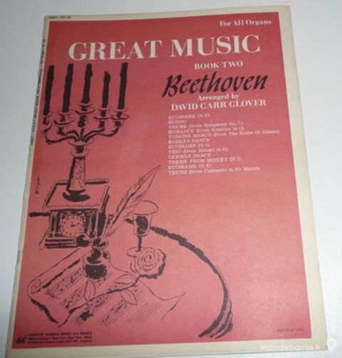 PARTITIONS PIANO GREAT MUSIC BEETHOVEN 15 Meaux (77)
