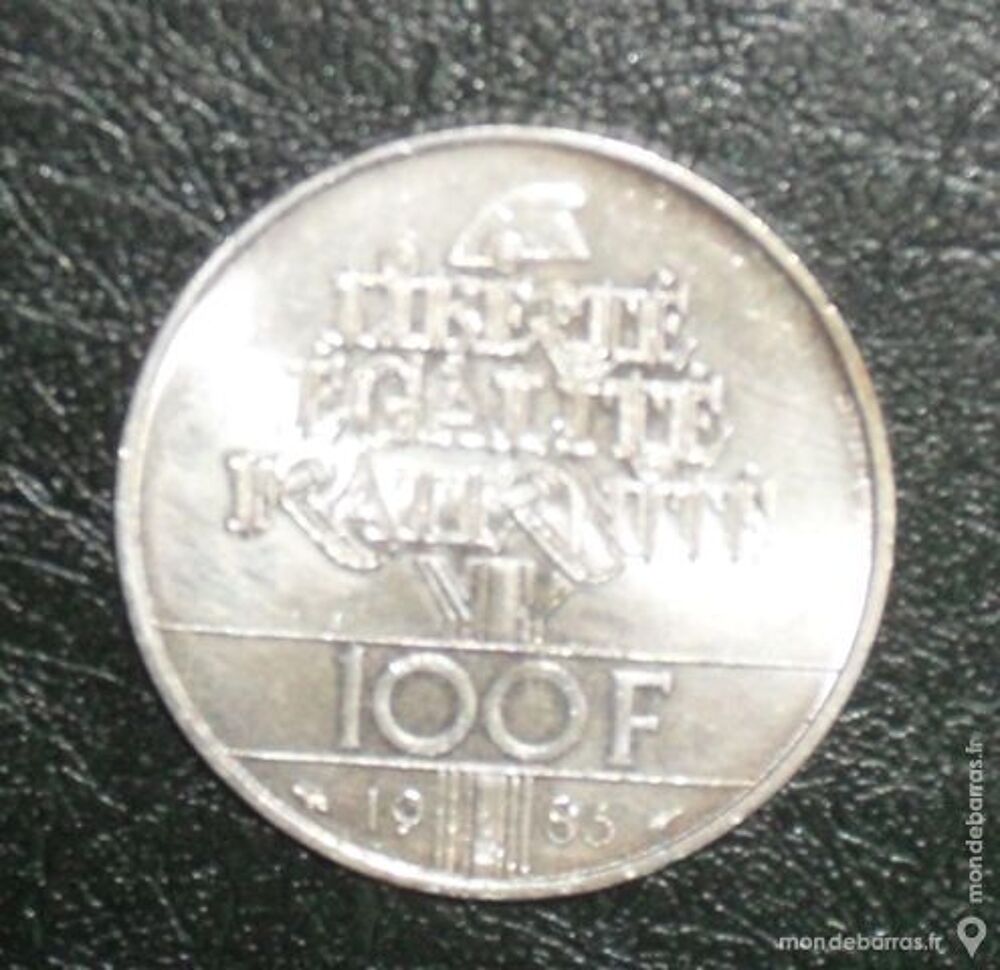 Pi&egrave;ce de 100 Fr Statue de la LIBERTE 1986. 