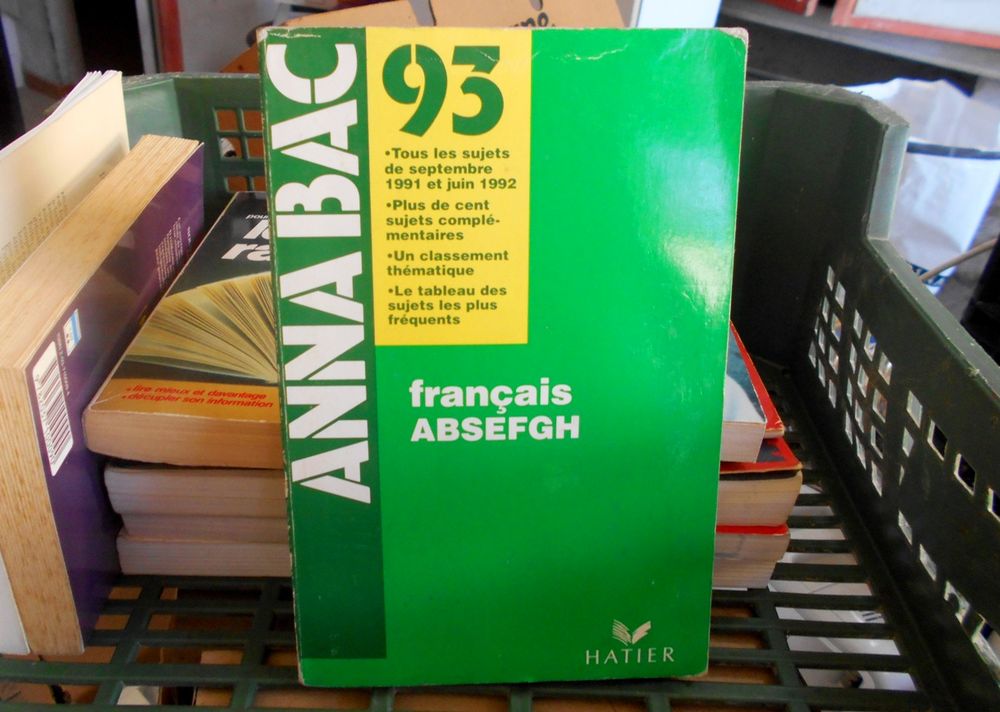 Annabac 93 fran&ccedil;ais (Hatier) Livres et BD