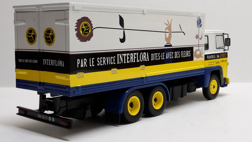 Scania 140 V8 fourgon Interflora 