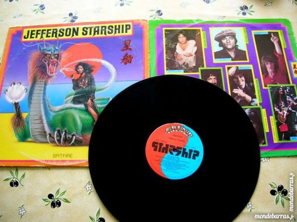 33 TOURS JEFFERSON STARSHIP Spitfire - ORIGINAL US CD et vinyles
