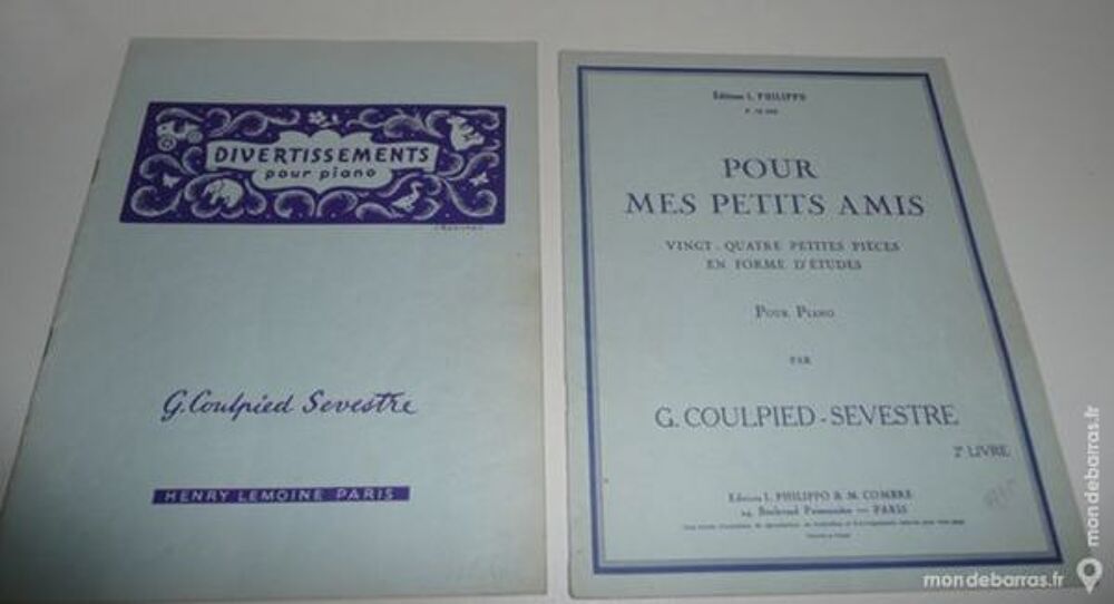 PARTITIONS PIANO DIVERTISSEMENT/POUR MES PETITS Livres et BD