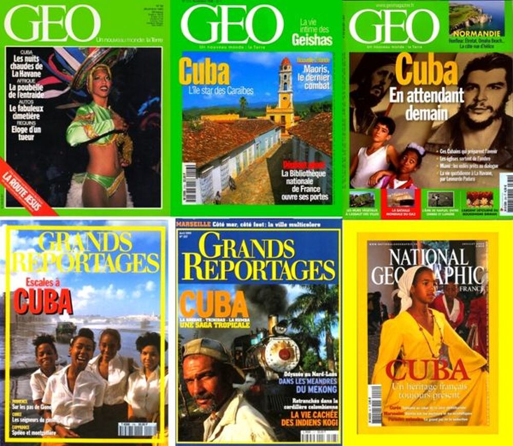 Voici 6 revues sur CUBA / les-livres-de-jac Livres et BD