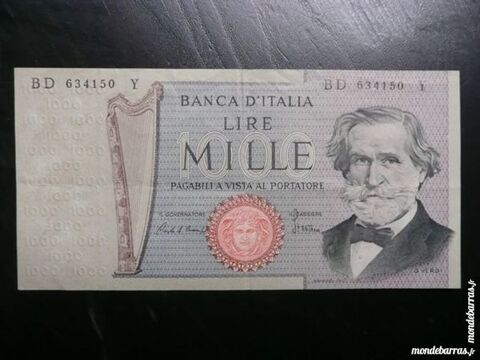 billet 1000 Lire Italie 1969 6 Bordeaux (33)