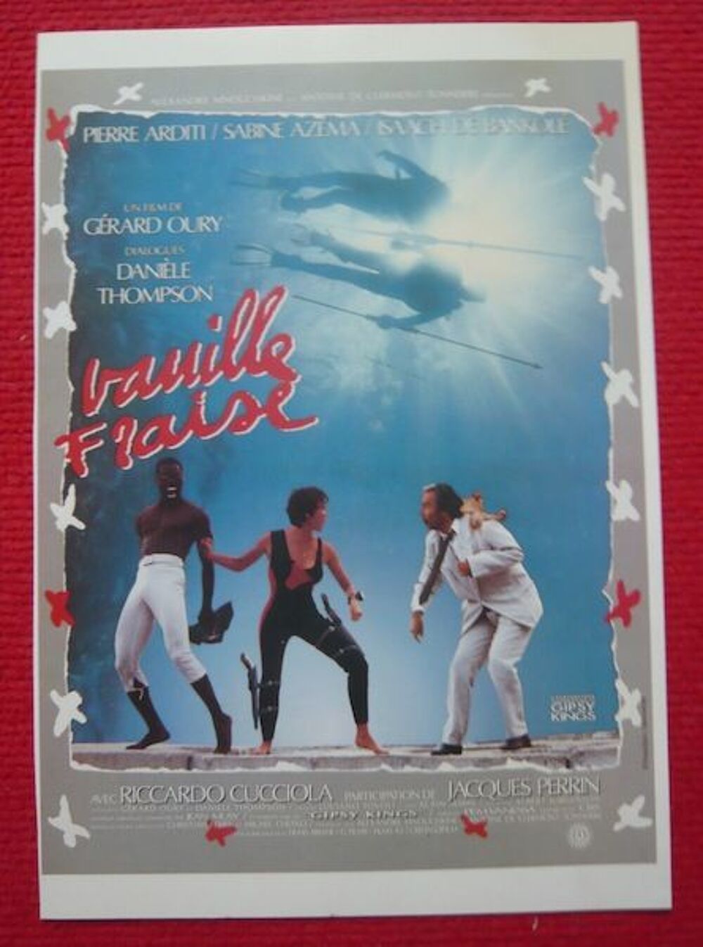 Affichette du film Vanille Fraise (1989) ? G&eacute;rard Oury 