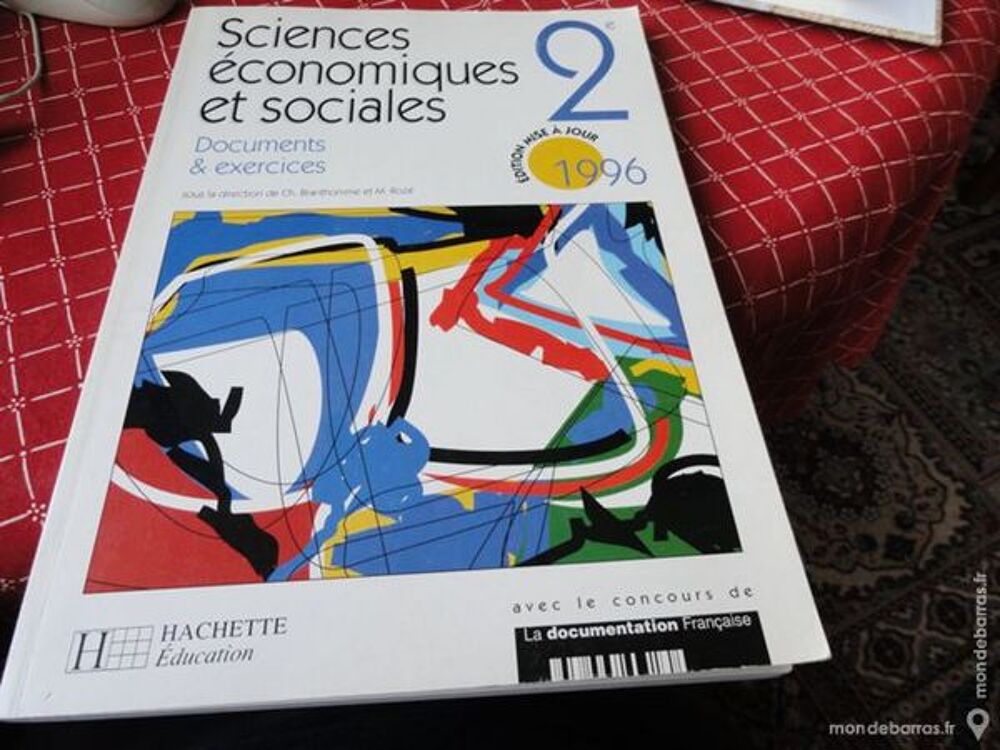 Sciences &eacute;conomiques &amp;amp; sociales 2e Livres et BD