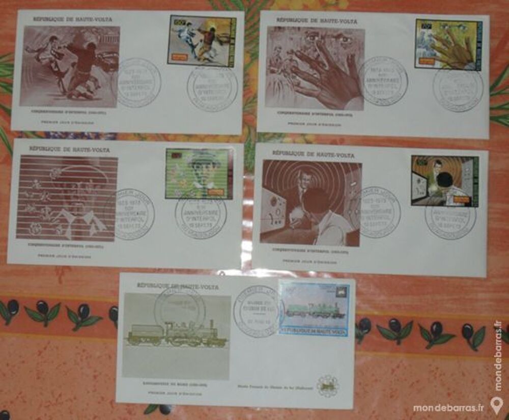 13 Enveloppes Premier Jour d'Etats Africains 