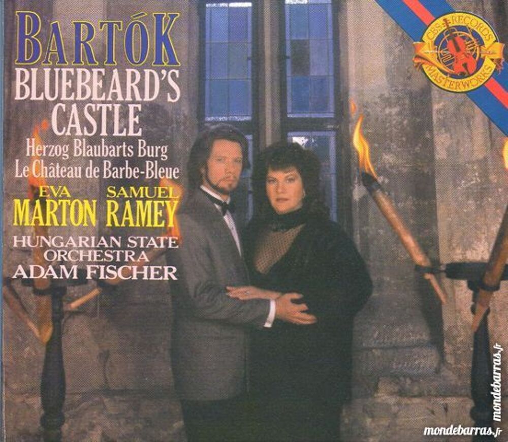 Bela Bartok : Le ch&acirc;teau de Barbe-Bleue CD et vinyles
