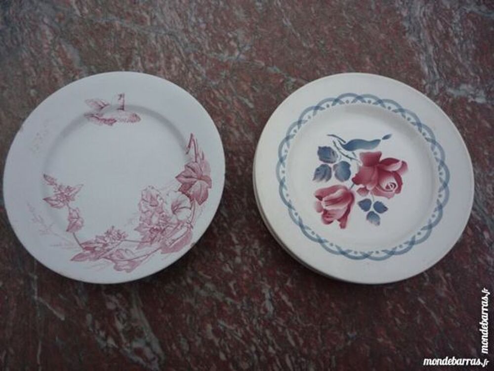 Coupe &agrave; fruit/gateaux Longchamp/assiette Digoin Cuisine