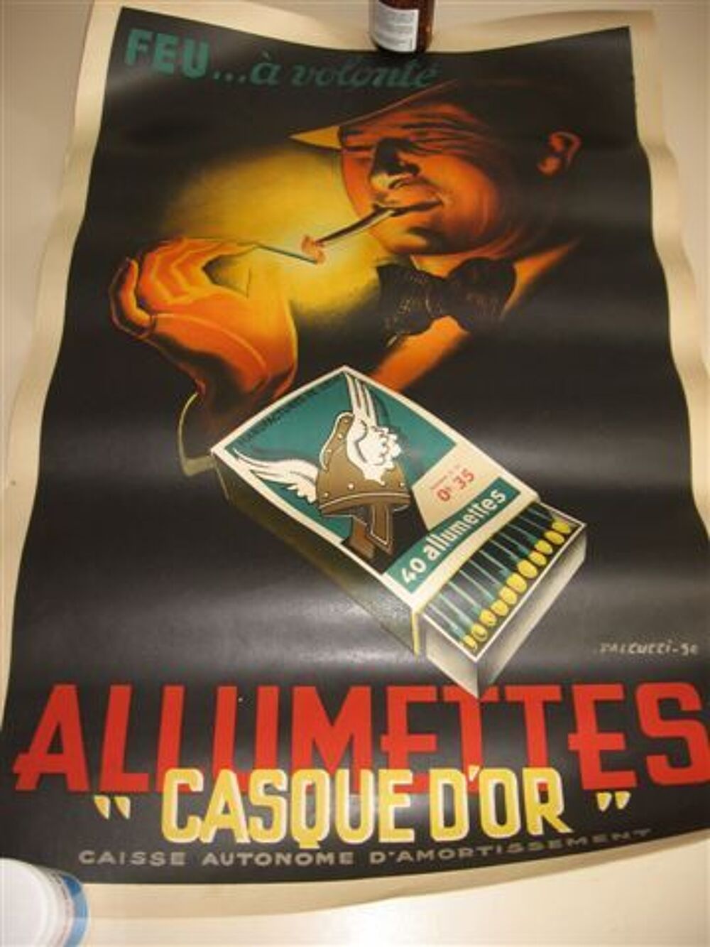 VIEILLE AFFICHE VIEUX JOURNAUX 