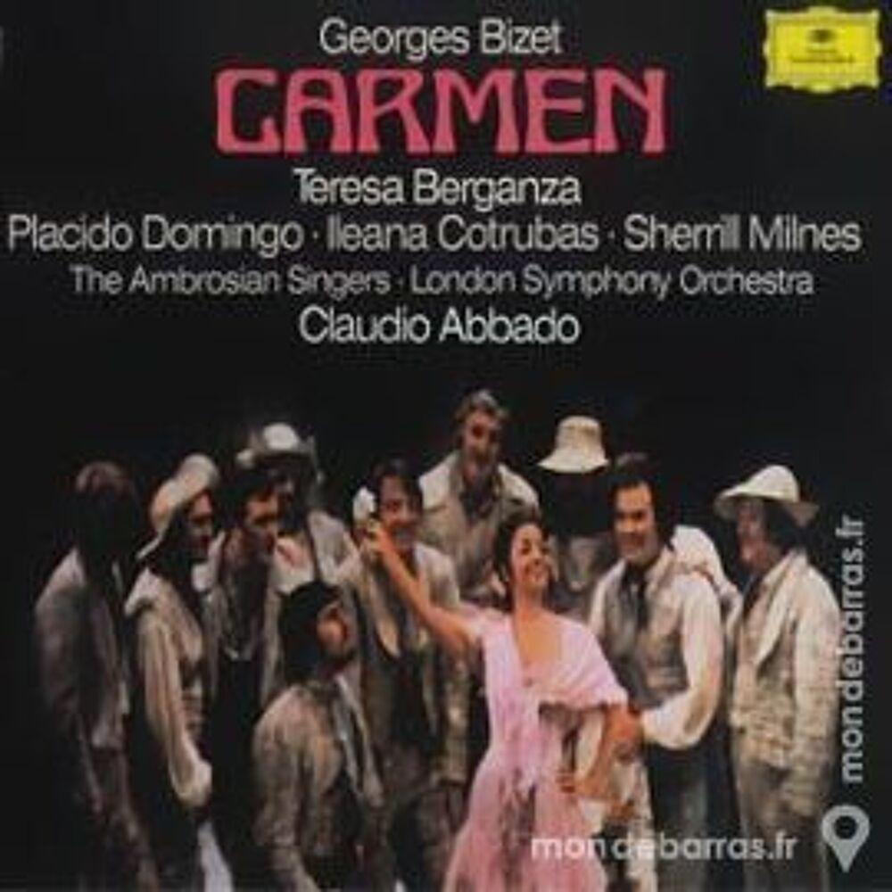 Carmen - Bizet - Coffret int&eacute;grale vinyls CD et vinyles