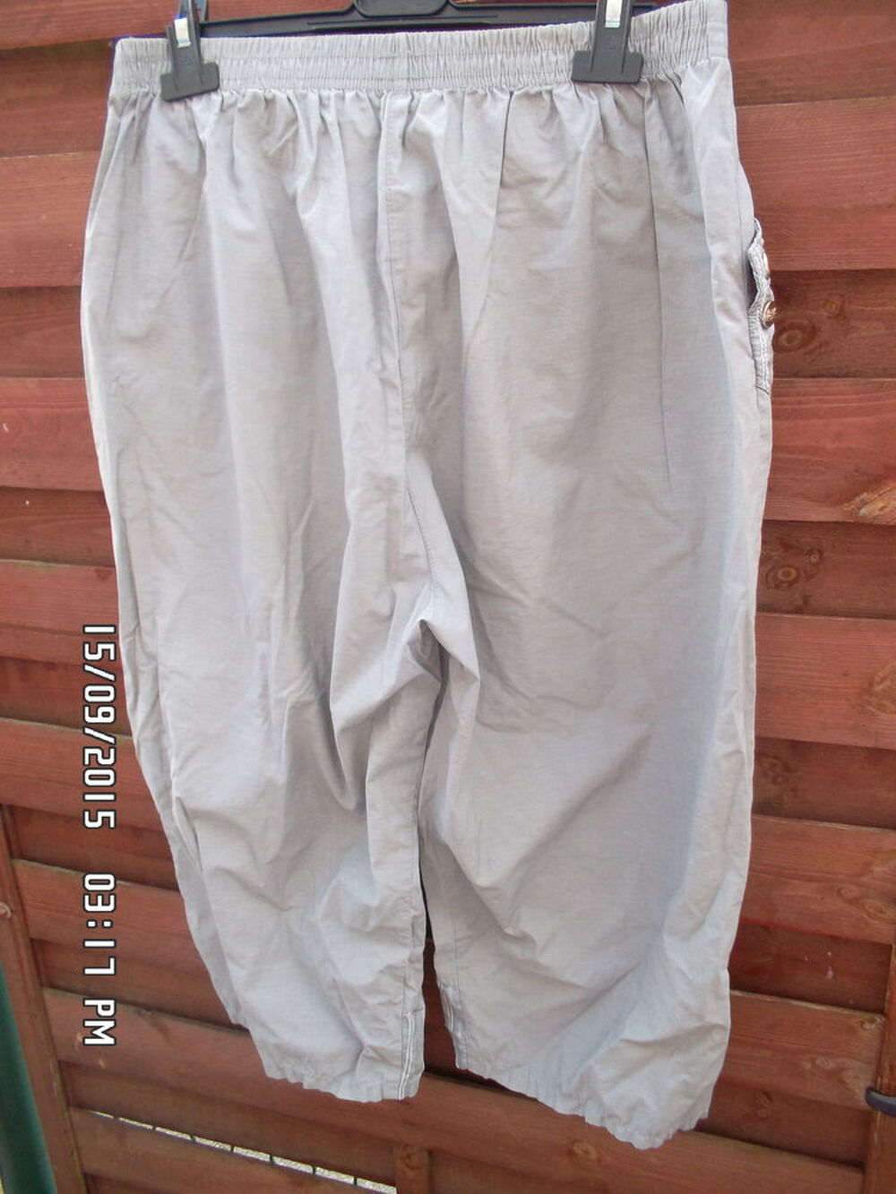 PANTACOURT GRIS*JUSTE 2E*KIKI60230 Vêtements